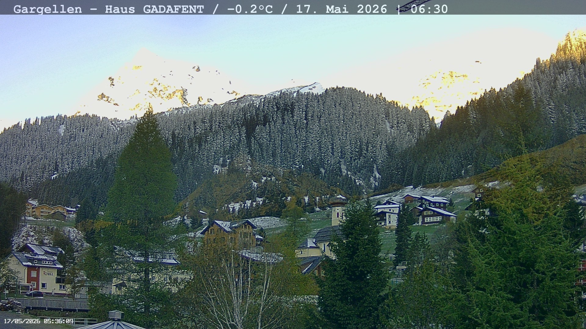 Archiv Foto Webcam Gargellen - Schafberg