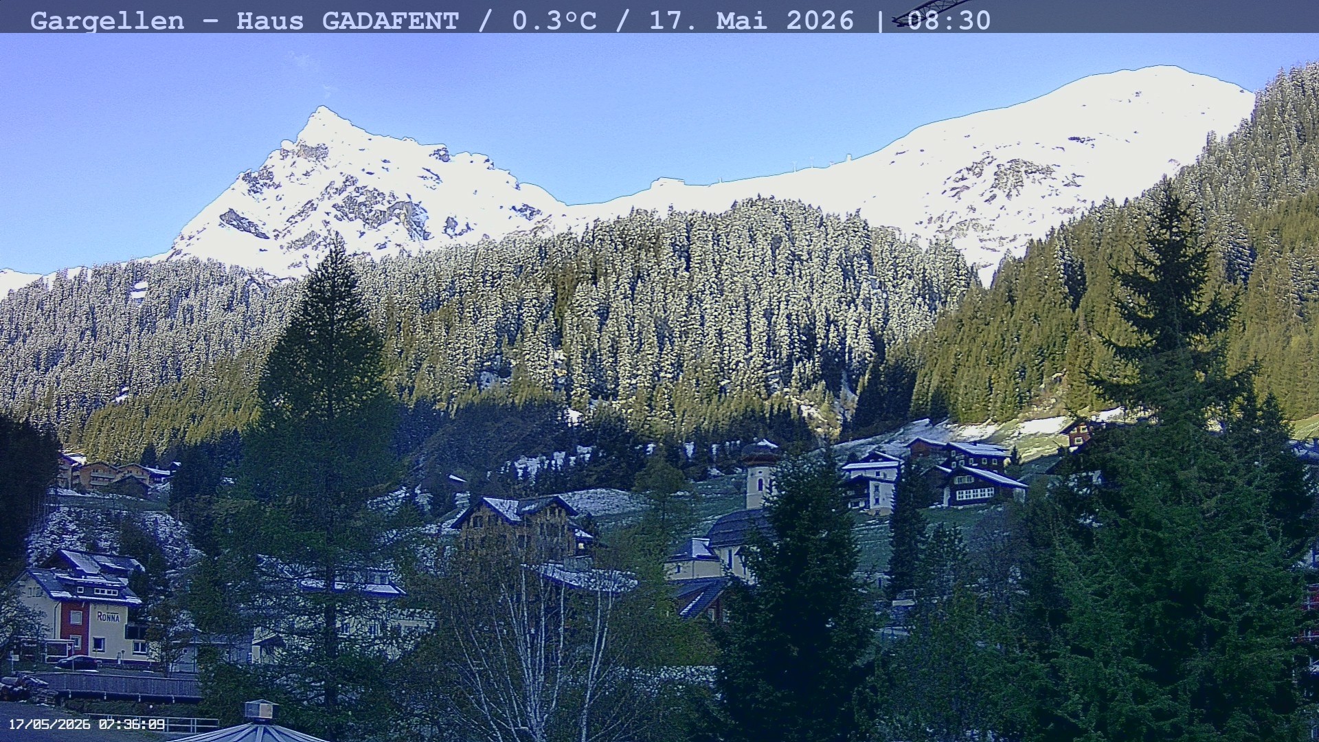 Archiv Foto Webcam Gargellen - Schafberg