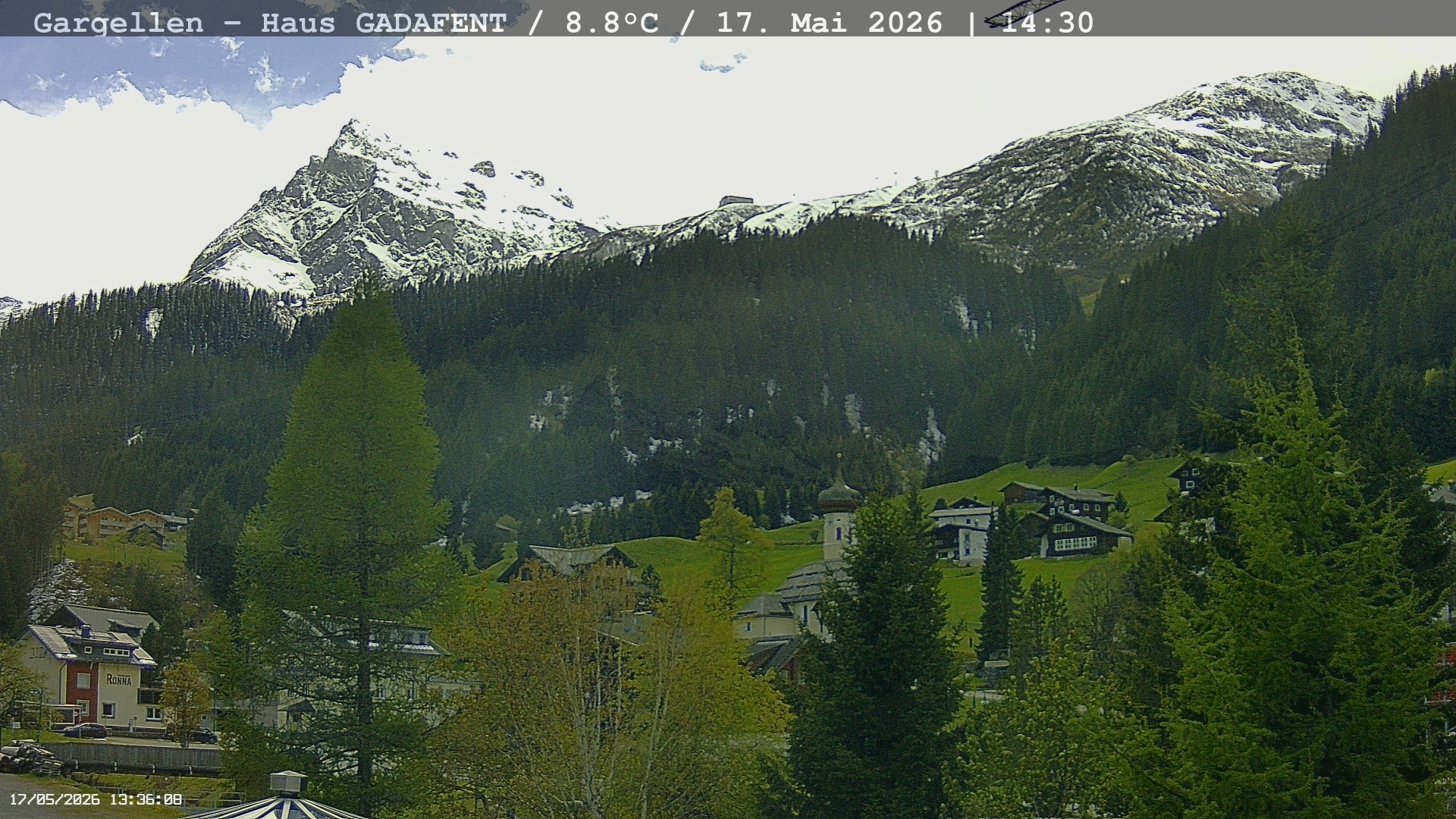 Archiv Foto Webcam Gargellen - Schafberg