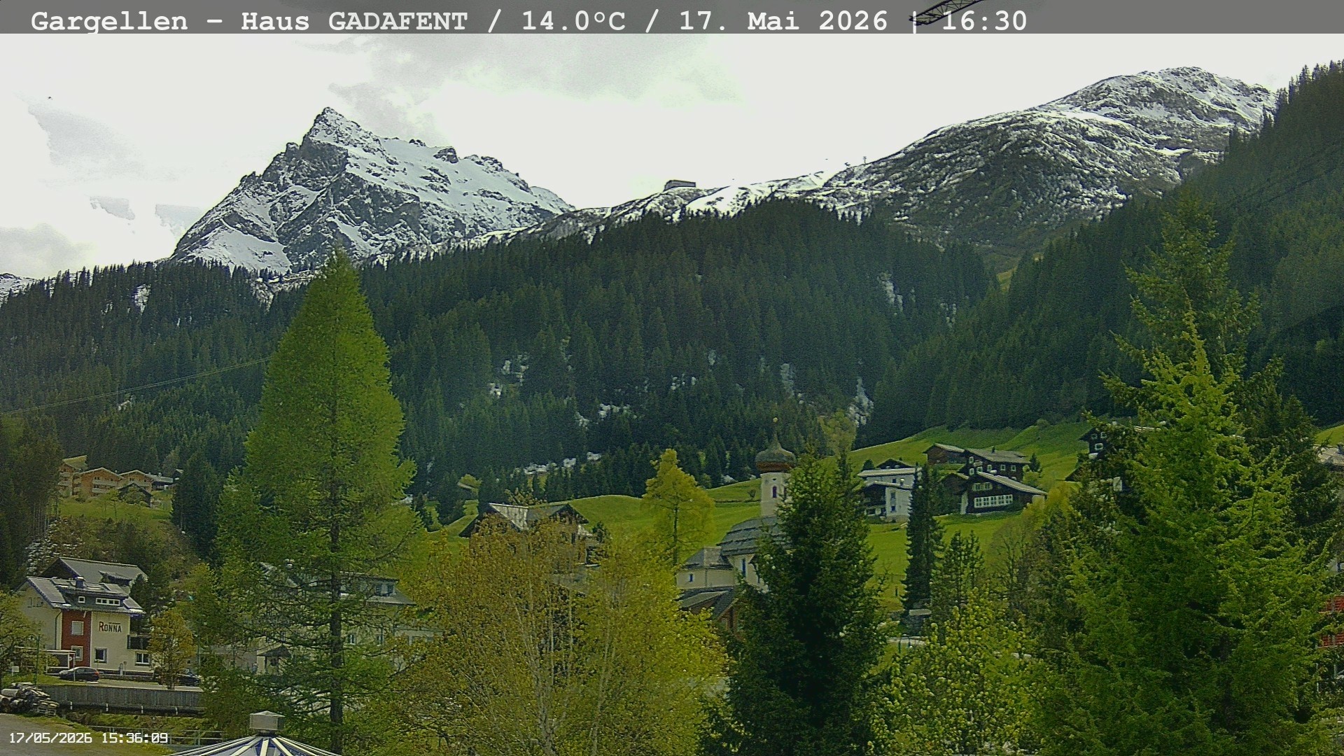 Archiv Foto Webcam Gargellen - Schafberg
