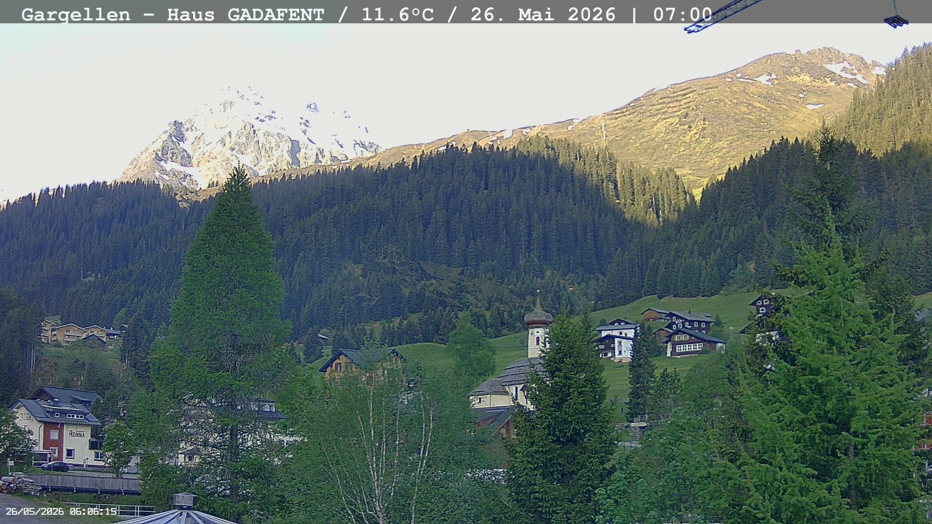 Archiv Foto Webcam Gargellen - Schafberg