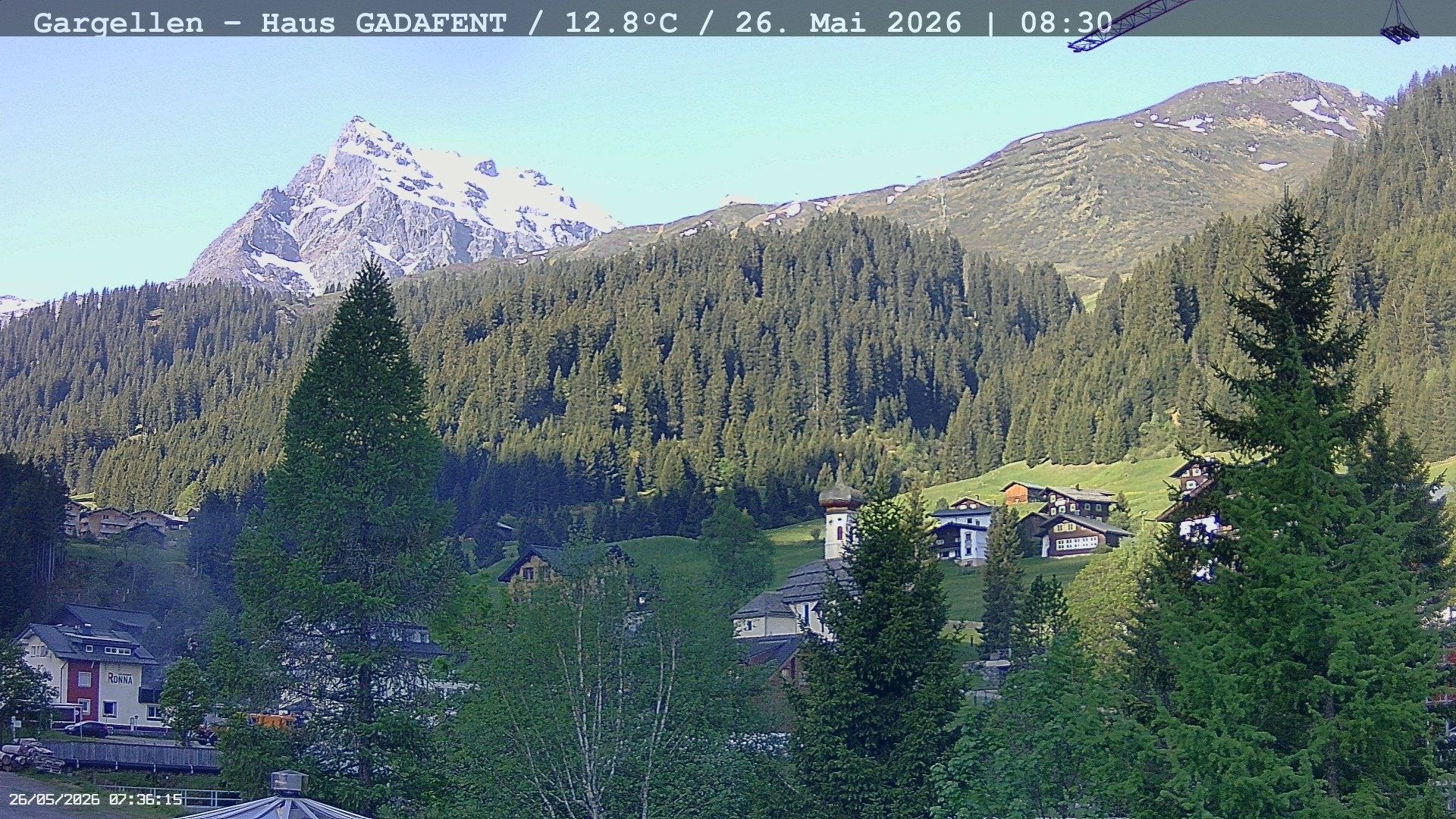 Archiv Foto Webcam Gargellen - Schafberg