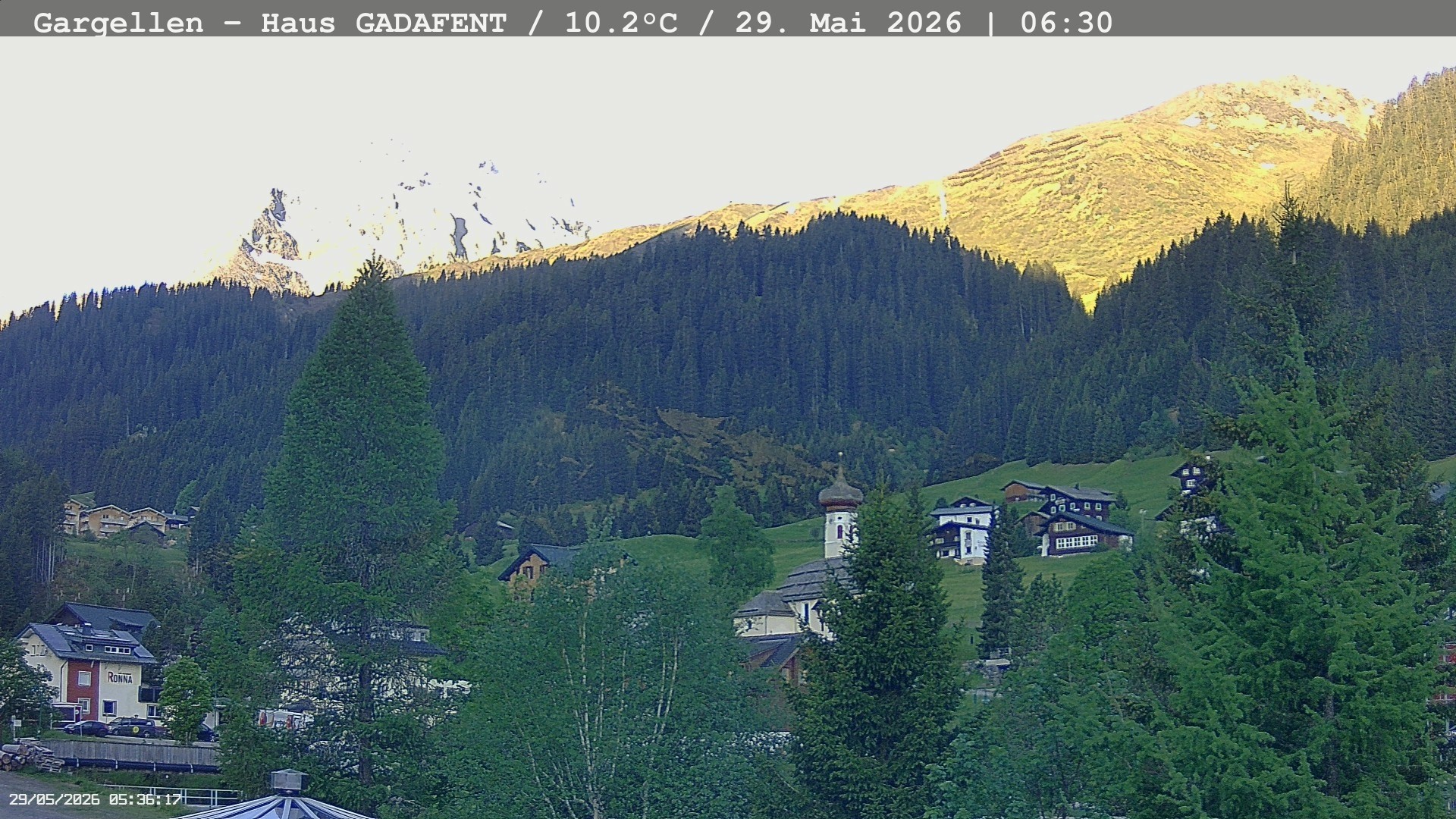 Archived image Webcam Schafberg Gargellen