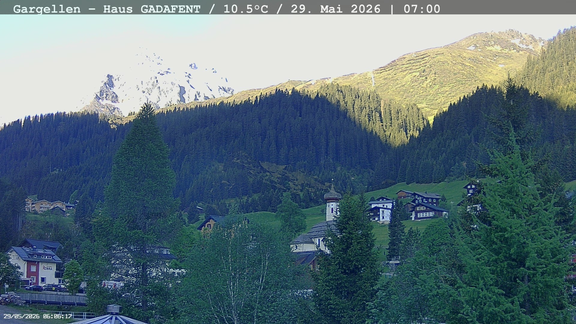 Archived image Webcam Schafberg Gargellen
