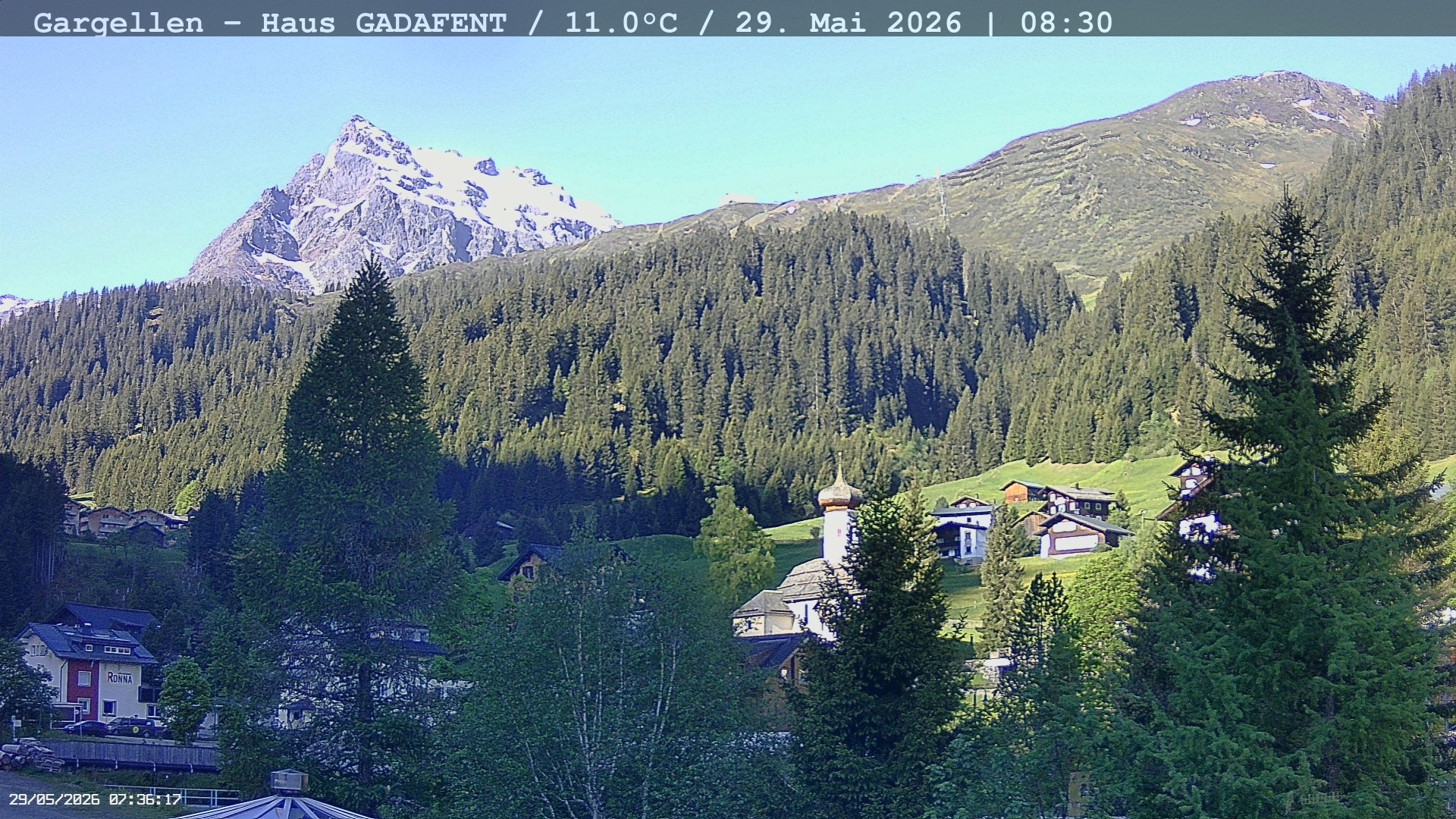 Archived image Webcam Schafberg Gargellen