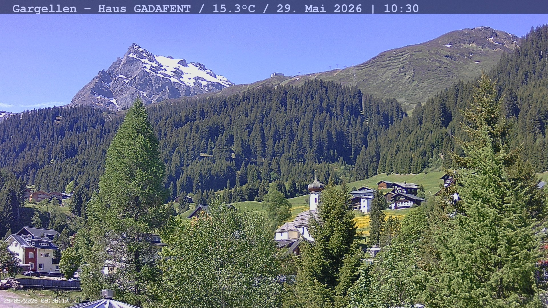 Archived image Webcam Schafberg Gargellen