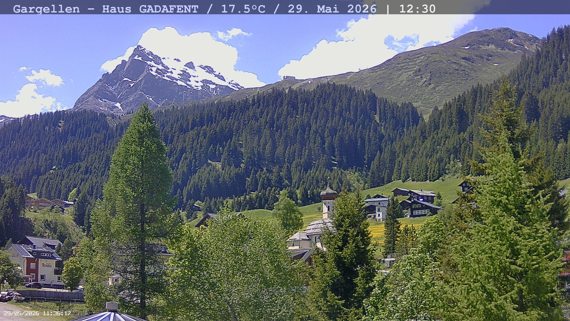 Archived image Webcam Schafberg Gargellen
