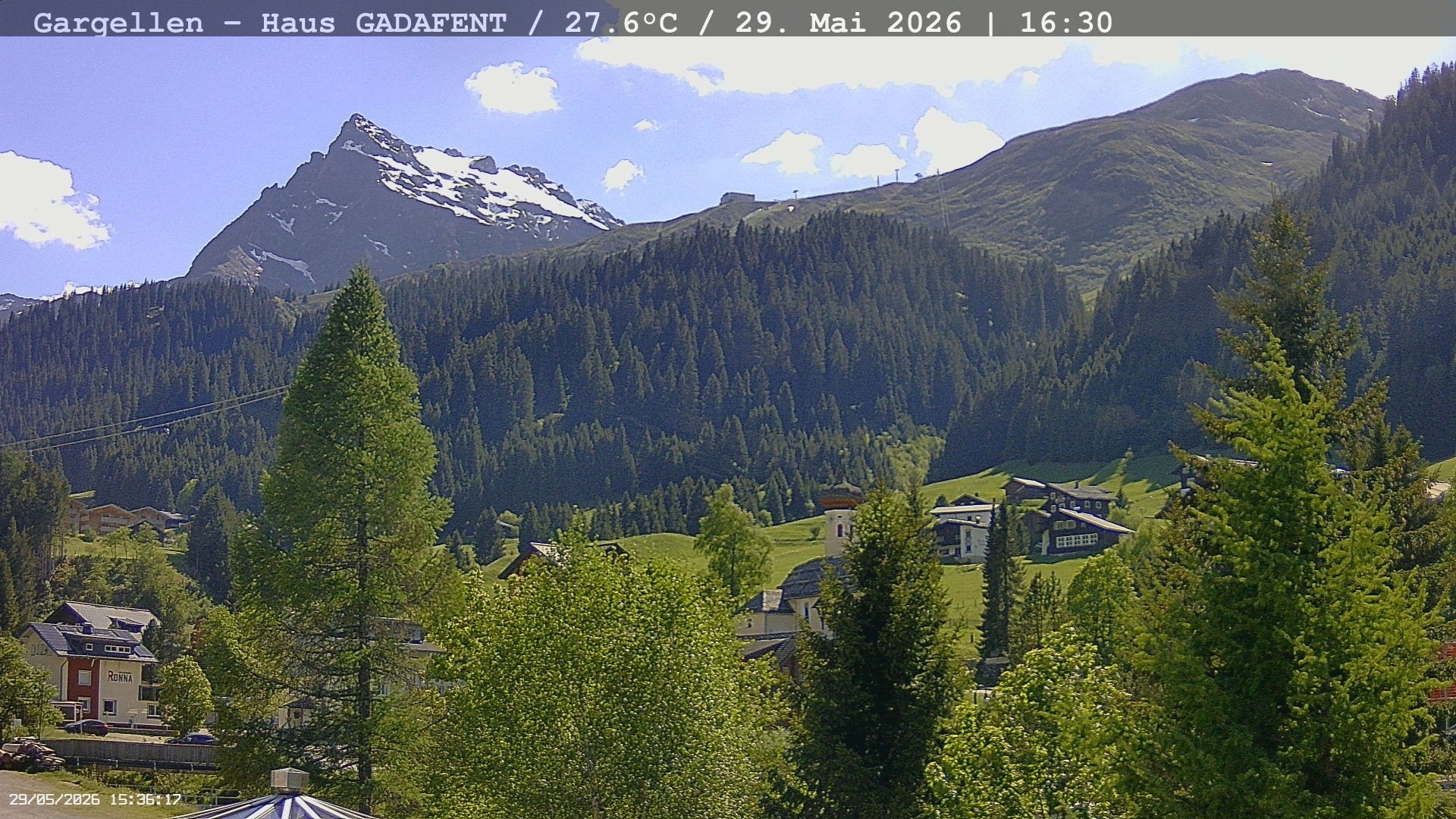 Archived image Webcam Schafberg Gargellen