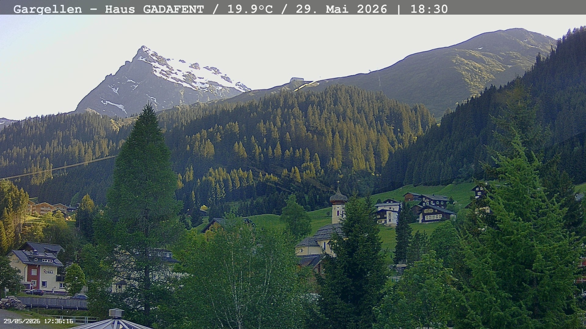 Archived image Webcam Schafberg Gargellen