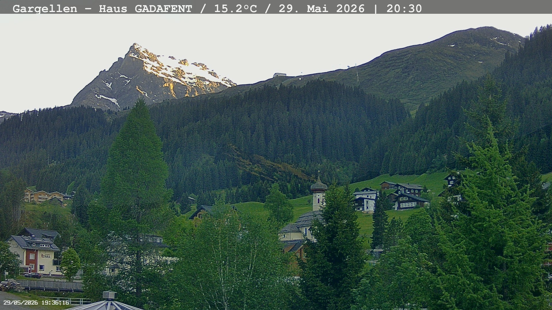 Archived image Webcam Schafberg Gargellen