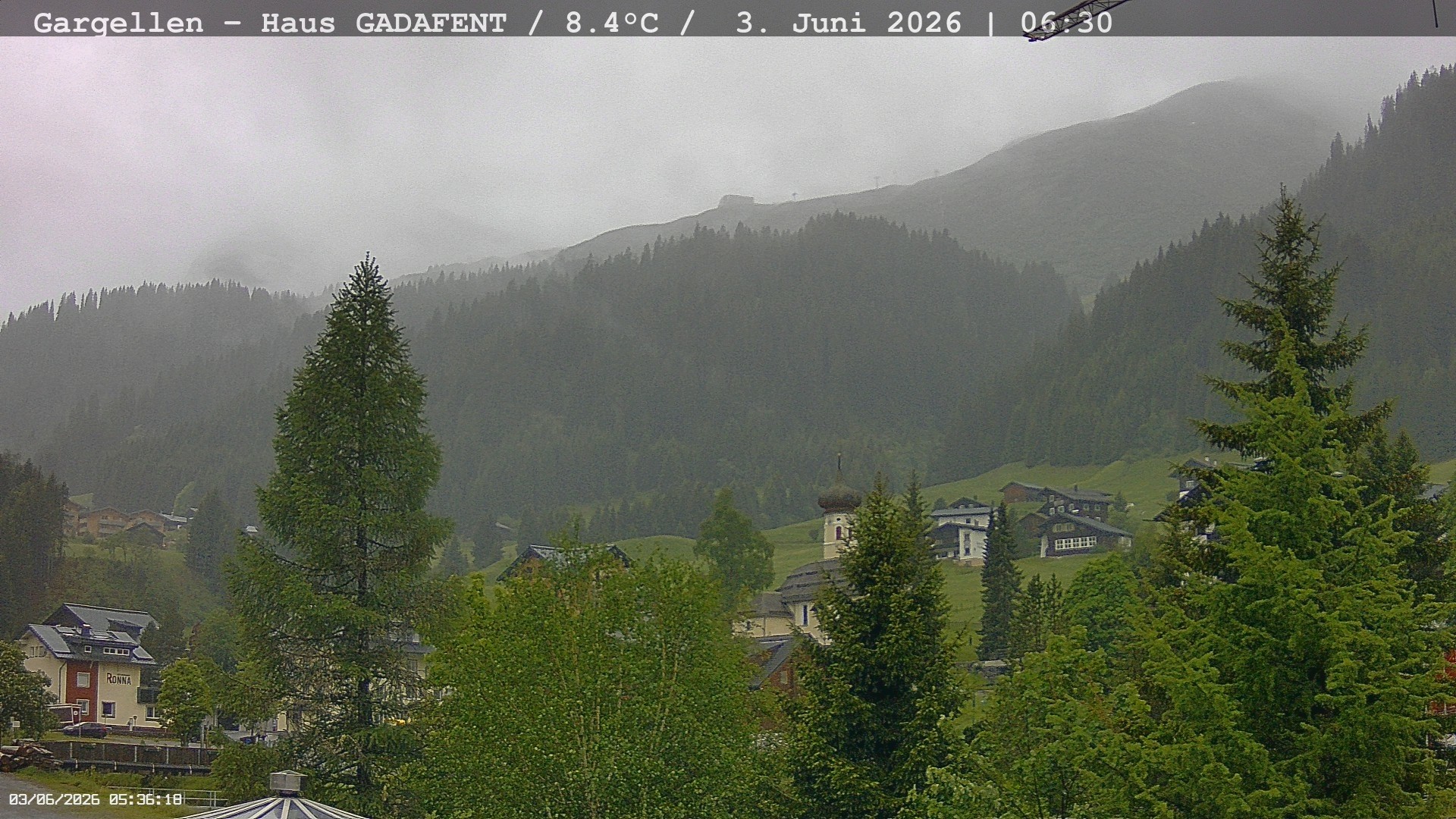 Archiv Foto Webcam Gargellen - Schafberg