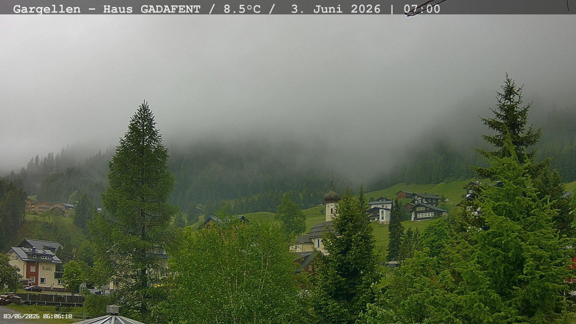 Archiv Foto Webcam Gargellen - Schafberg