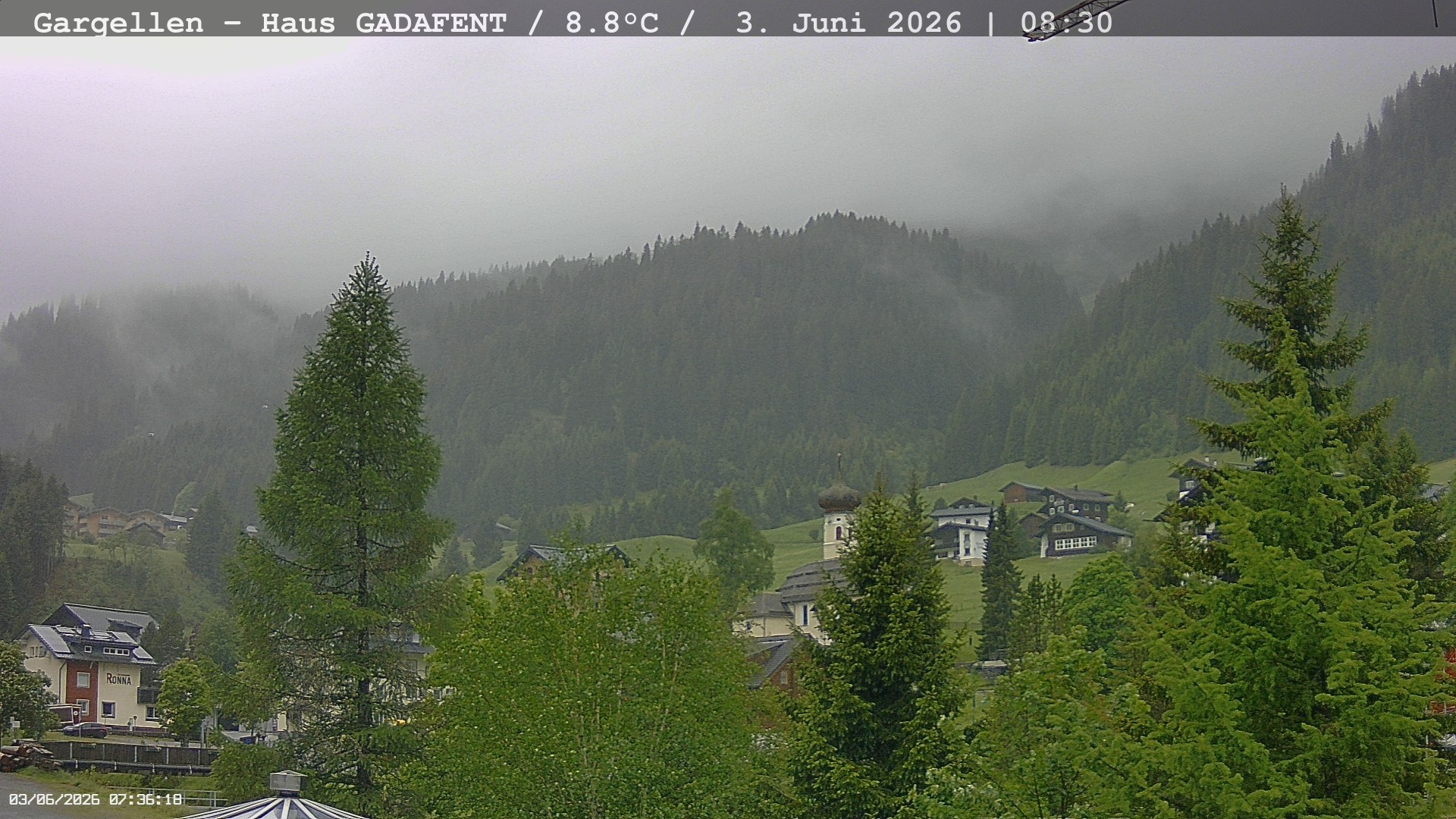 Archiv Foto Webcam Gargellen - Schafberg