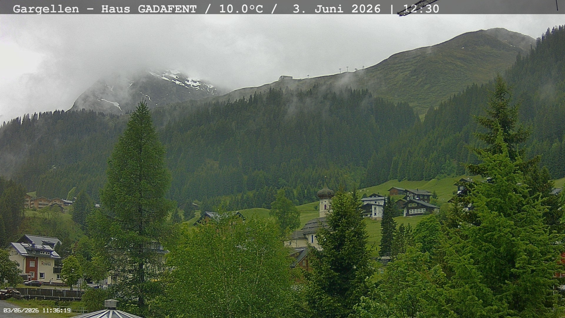 Archived image Webcam Schafberg Gargellen