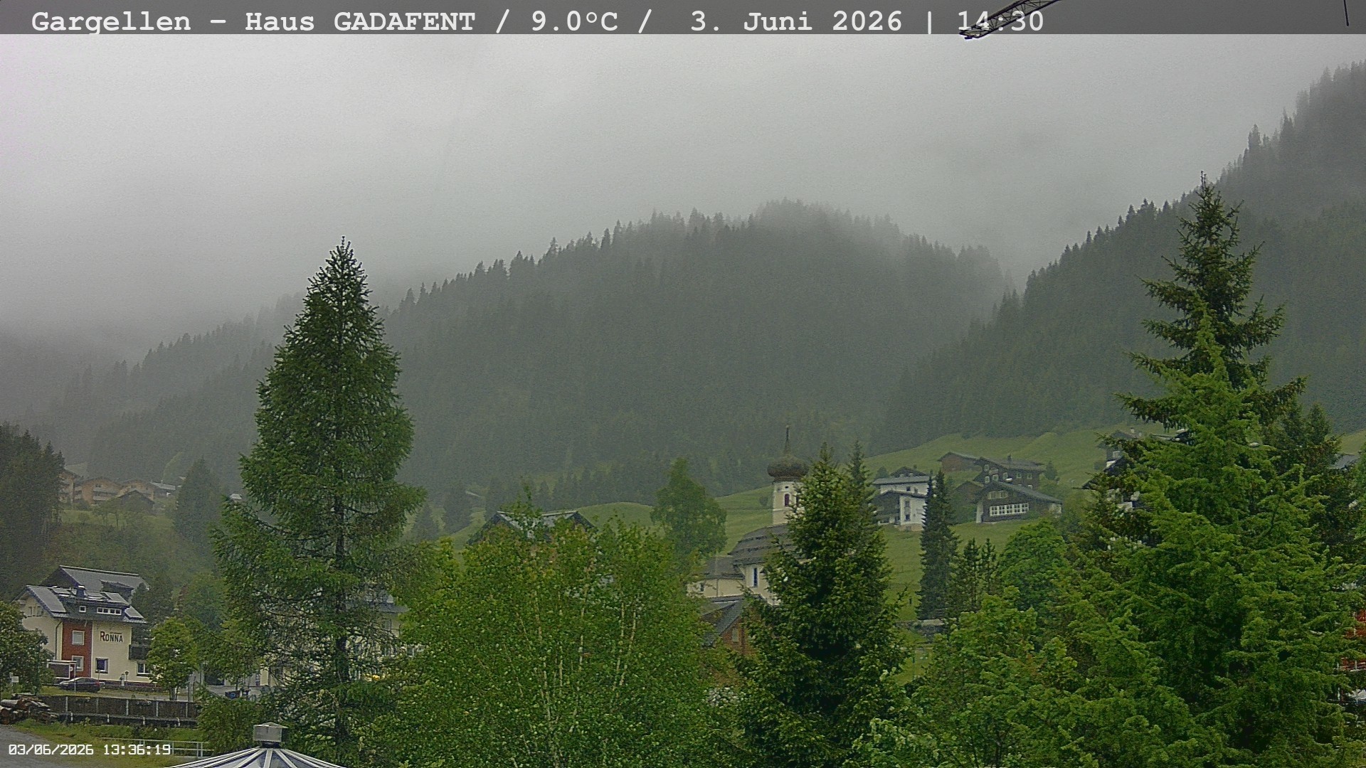 Archiv Foto Webcam Gargellen - Schafberg