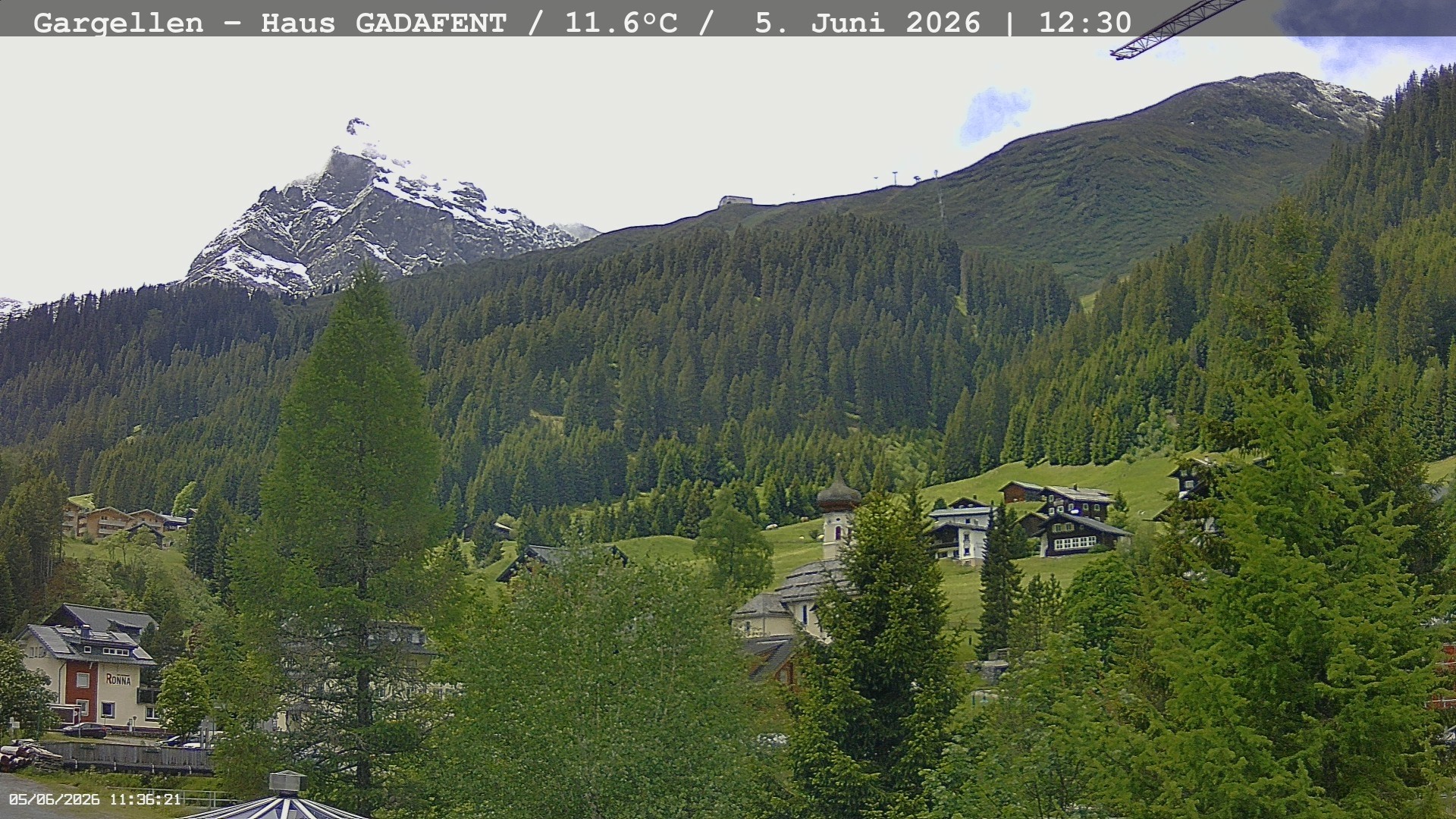 Archived image Webcam Schafberg Gargellen
