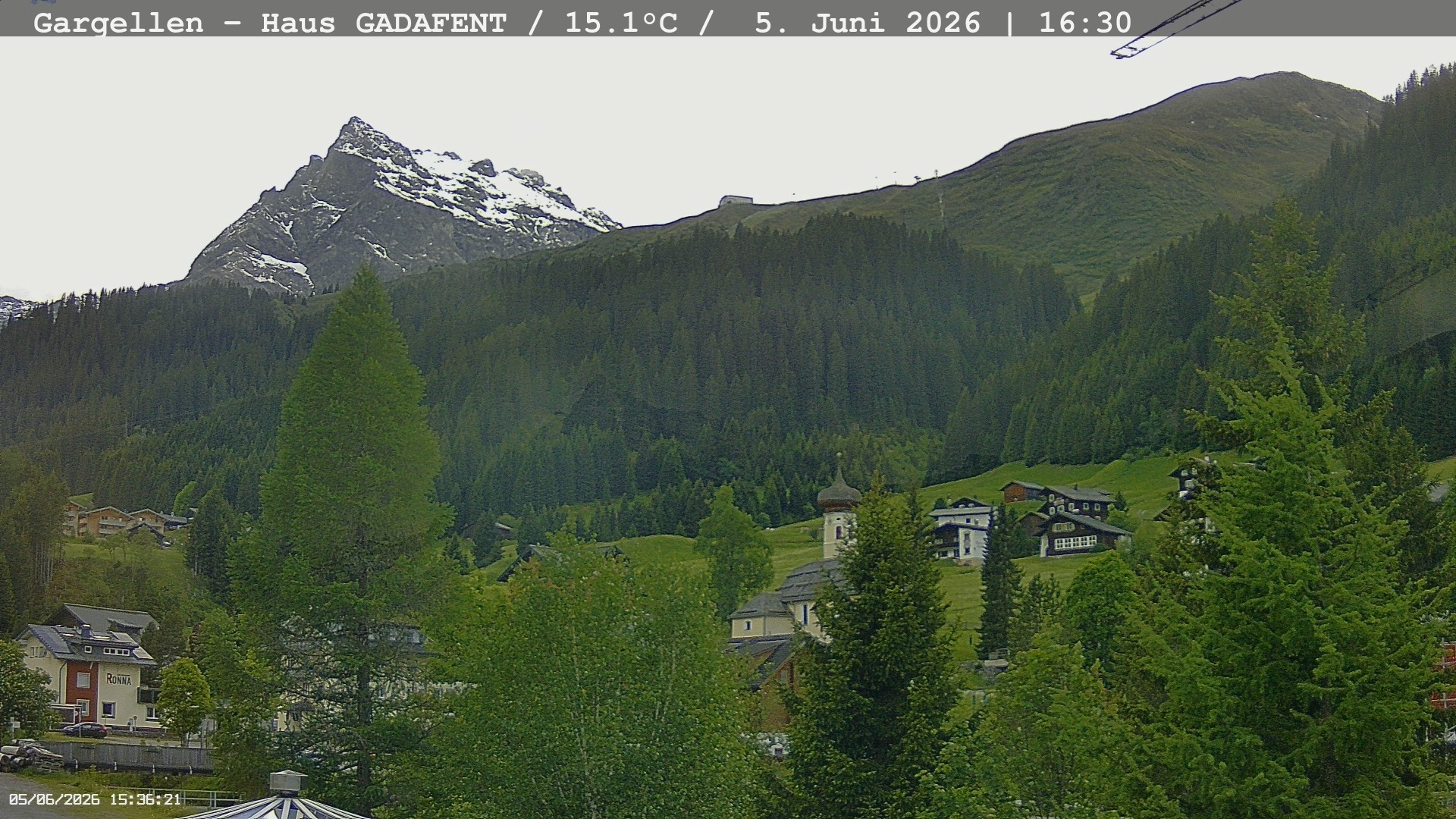 Archived image Webcam Schafberg Gargellen