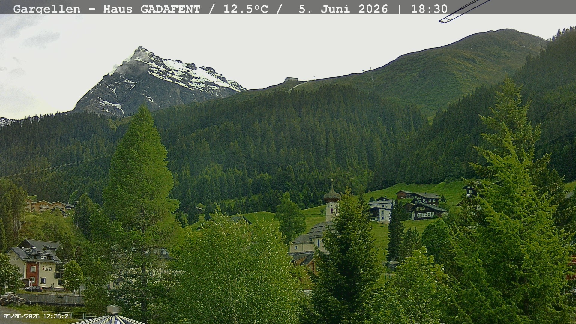 Archived image Webcam Schafberg Gargellen