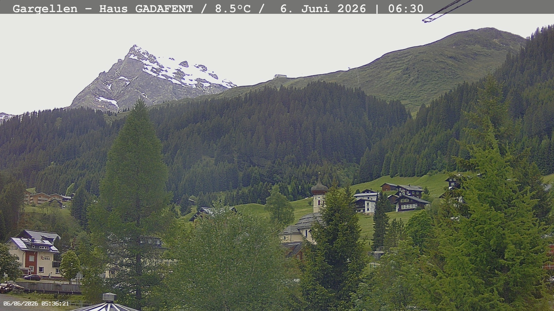 Archived image Webcam Schafberg Gargellen