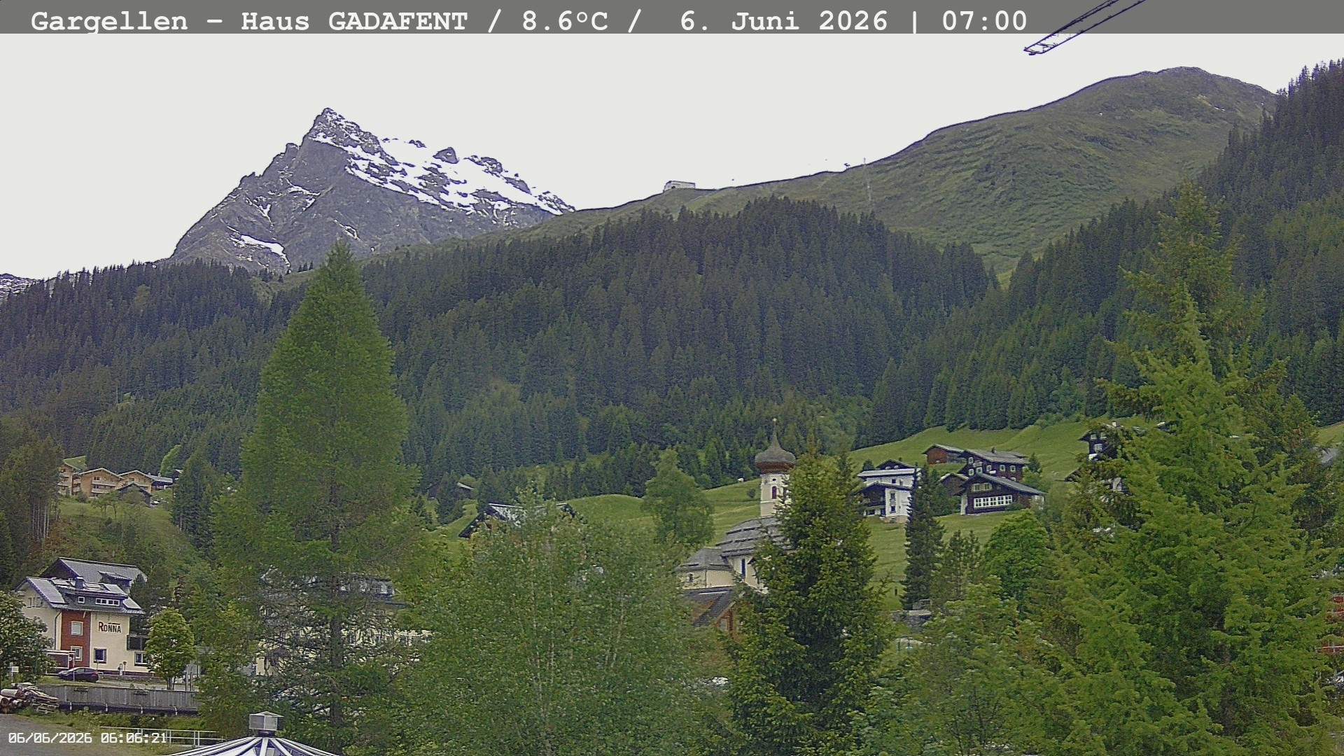 Archived image Webcam Schafberg Gargellen