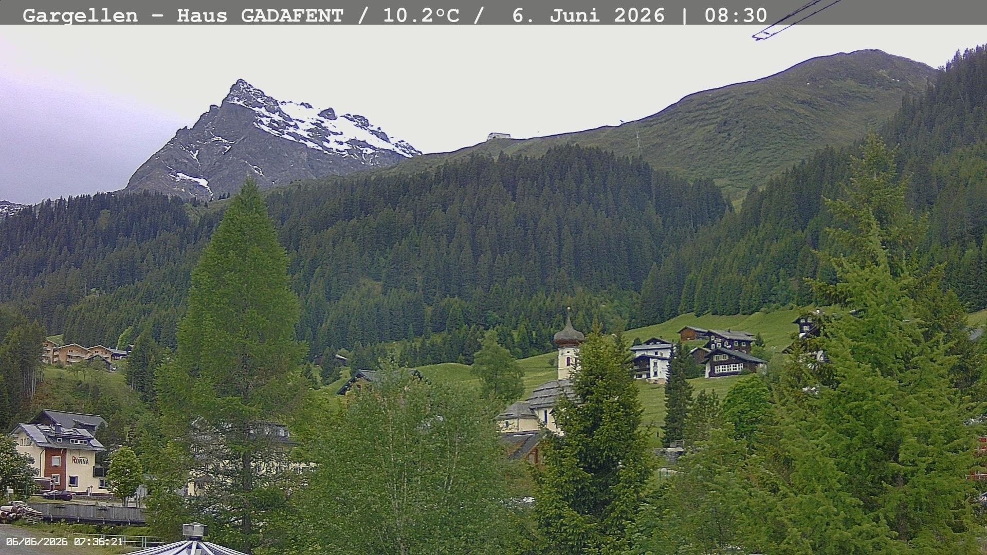 Archived image Webcam Schafberg Gargellen