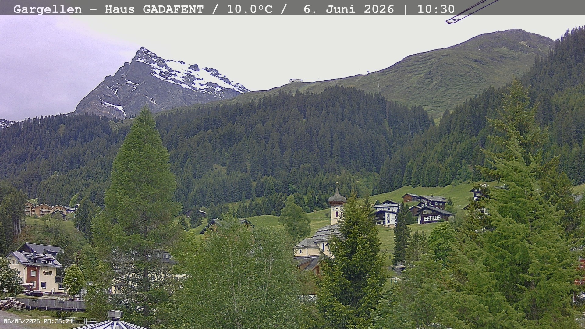 Archived image Webcam Schafberg Gargellen