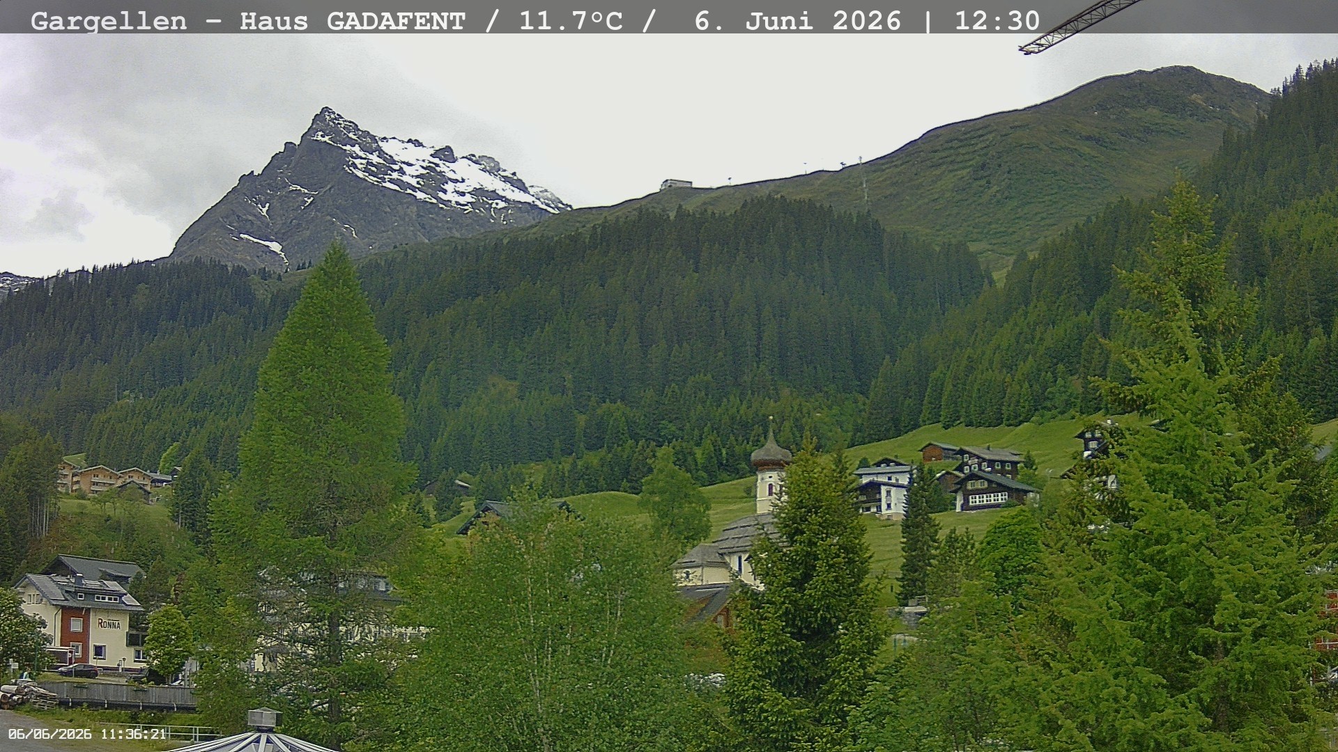 Archived image Webcam Schafberg Gargellen