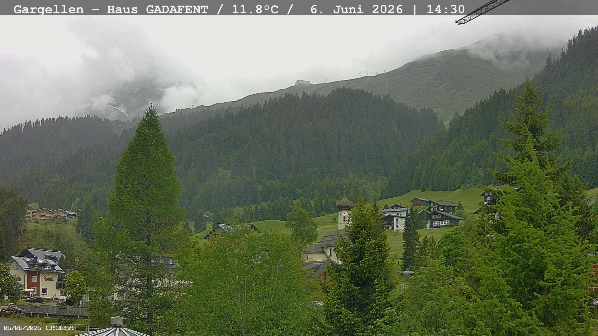 Archived image Webcam Schafberg Gargellen