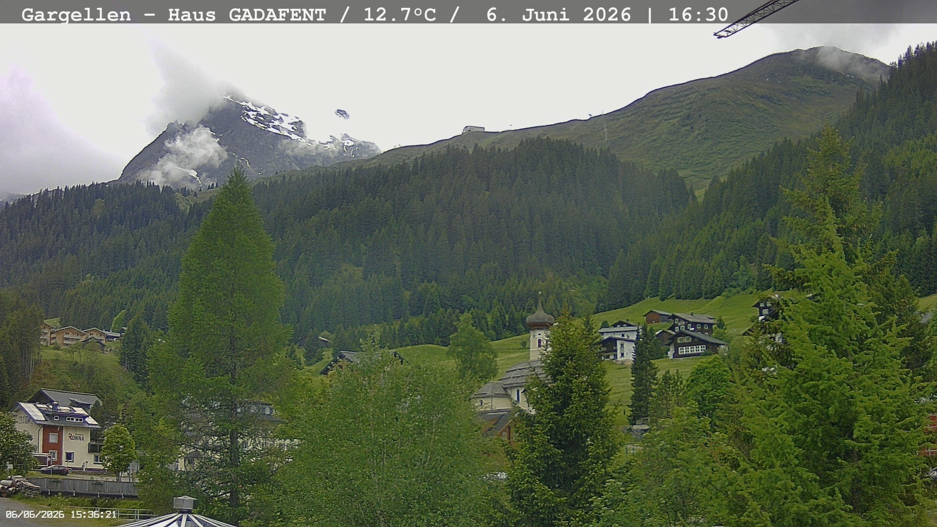 Archived image Webcam Schafberg Gargellen