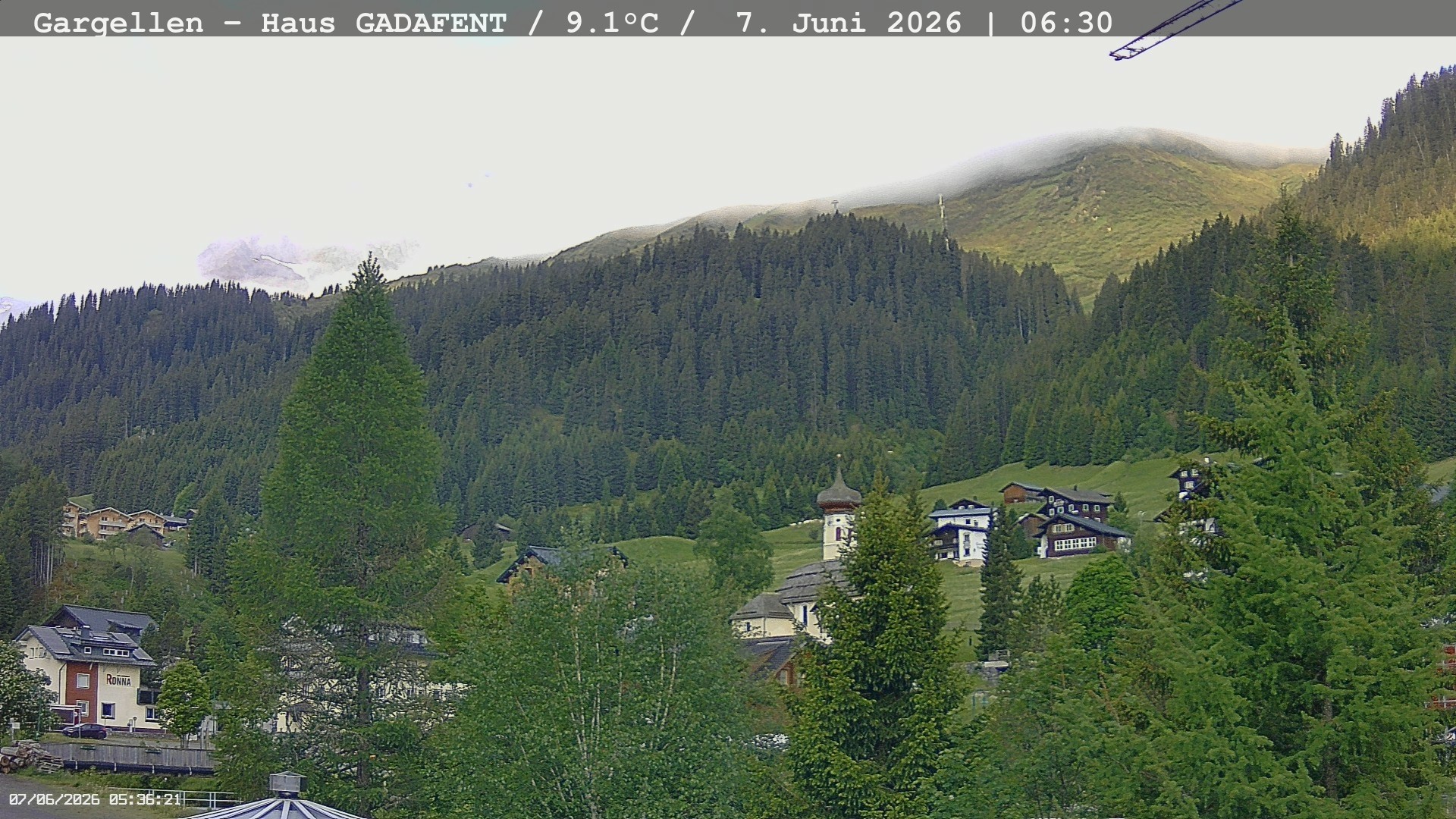 Archiv Foto Webcam Gargellen - Schafberg