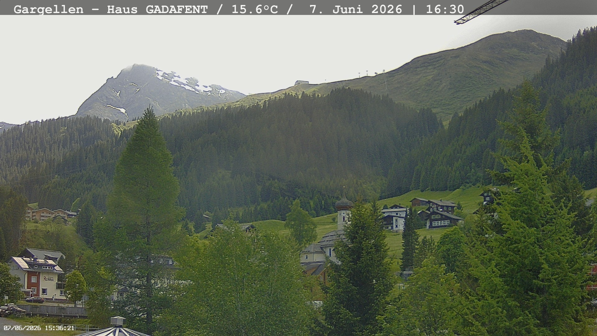 Archiv Foto Webcam Gargellen - Schafberg