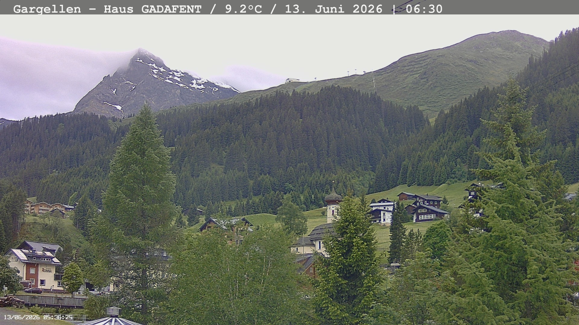 Archived image Webcam Schafberg Gargellen