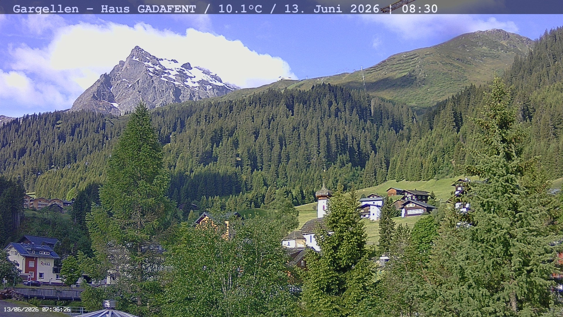Archived image Webcam Schafberg Gargellen