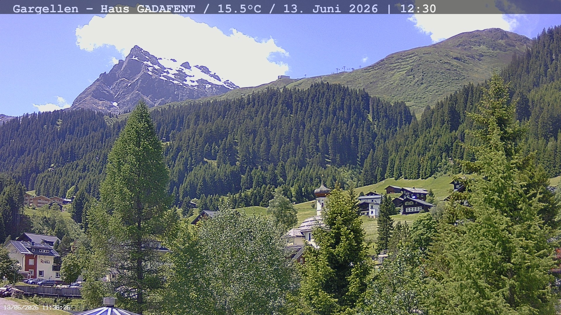 Archived image Webcam Schafberg Gargellen