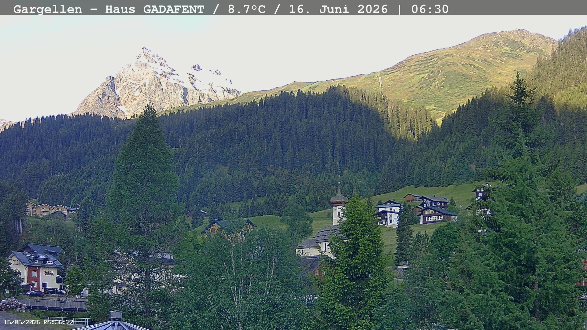 Archiv Foto Webcam Gargellen - Schafberg