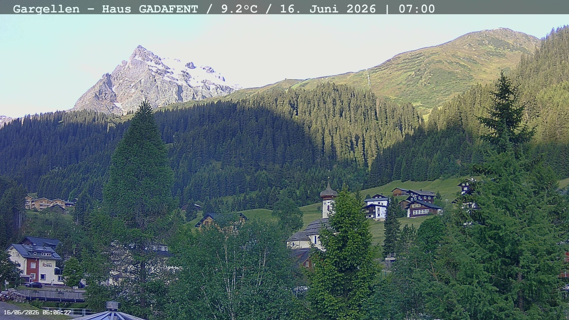 Archiv Foto Webcam Gargellen - Schafberg