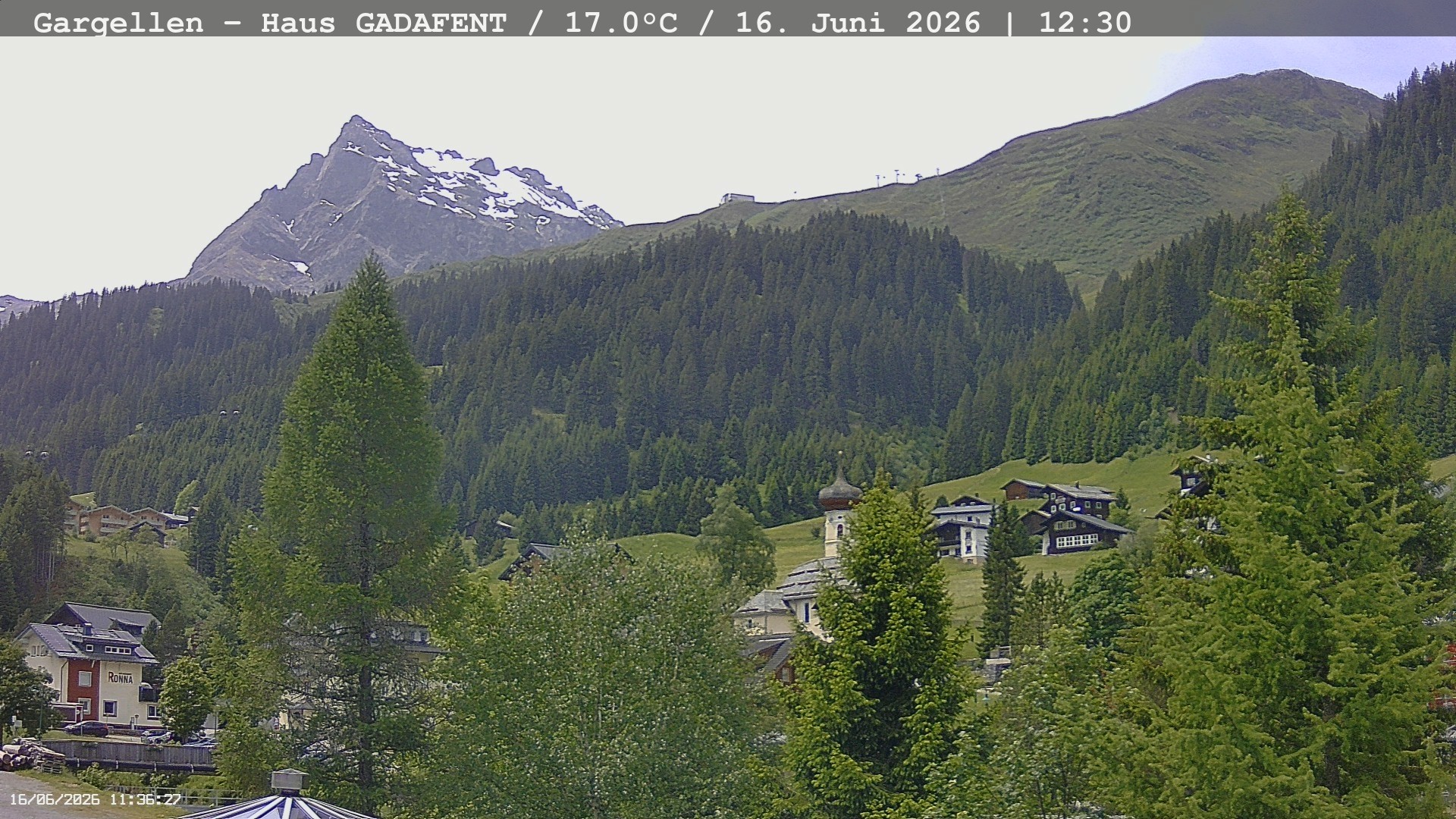 Archiv Foto Webcam Gargellen - Schafberg