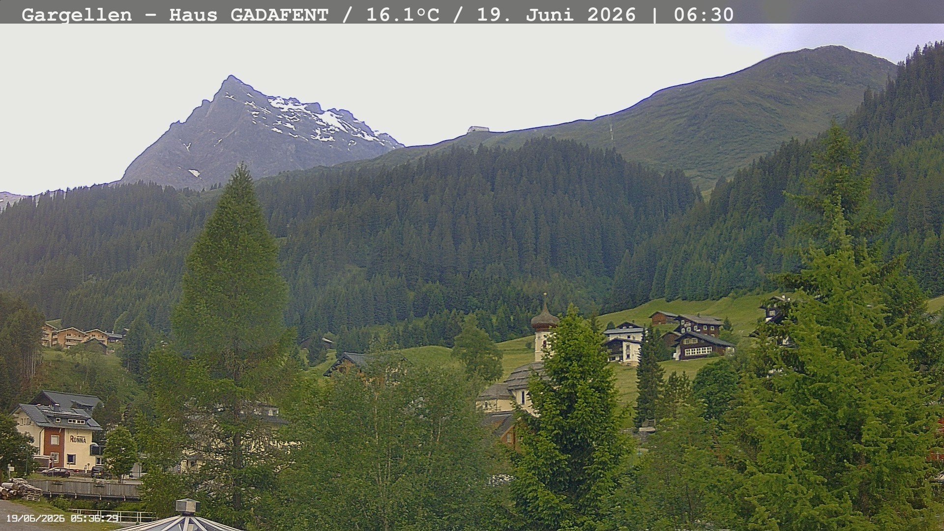 Archived image Webcam Schafberg Gargellen