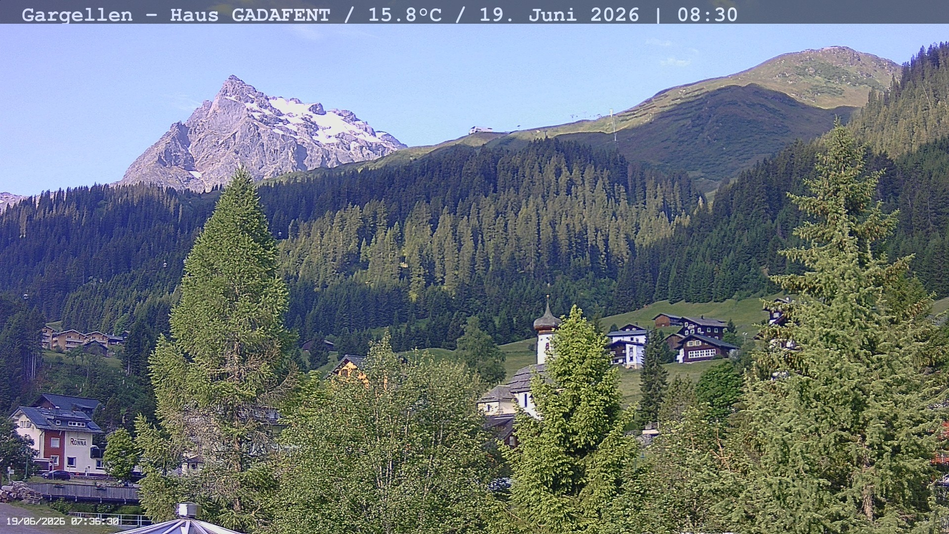 Archiv Foto Webcam Gargellen - Schafberg