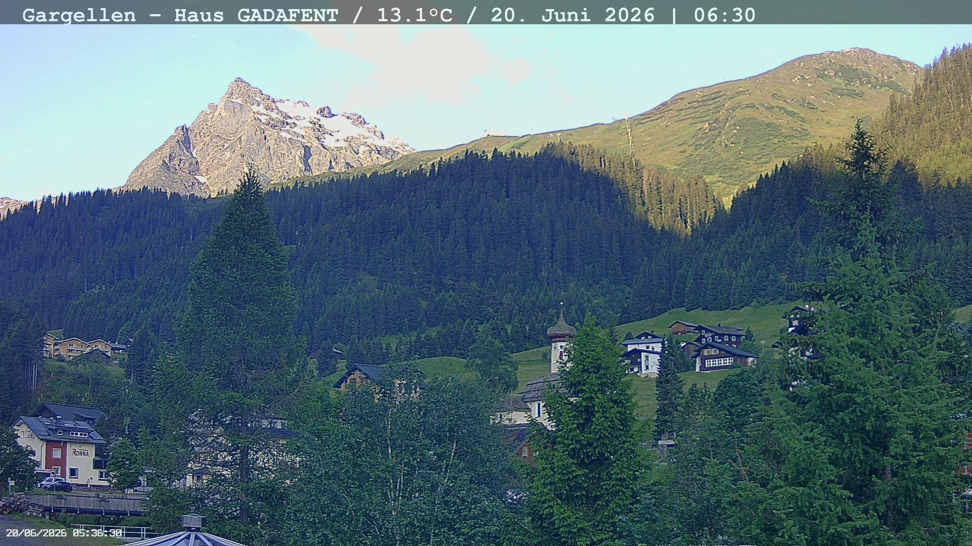 Archiv Foto Webcam Gargellen - Schafberg
