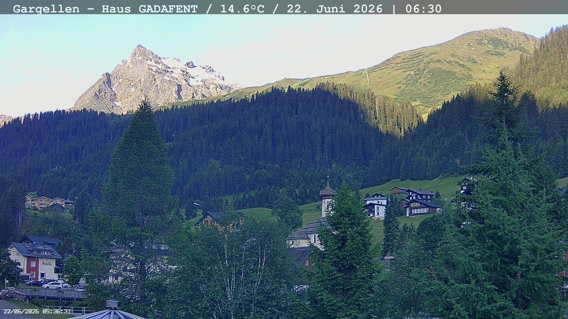 Archiv Foto Webcam Gargellen - Schafberg