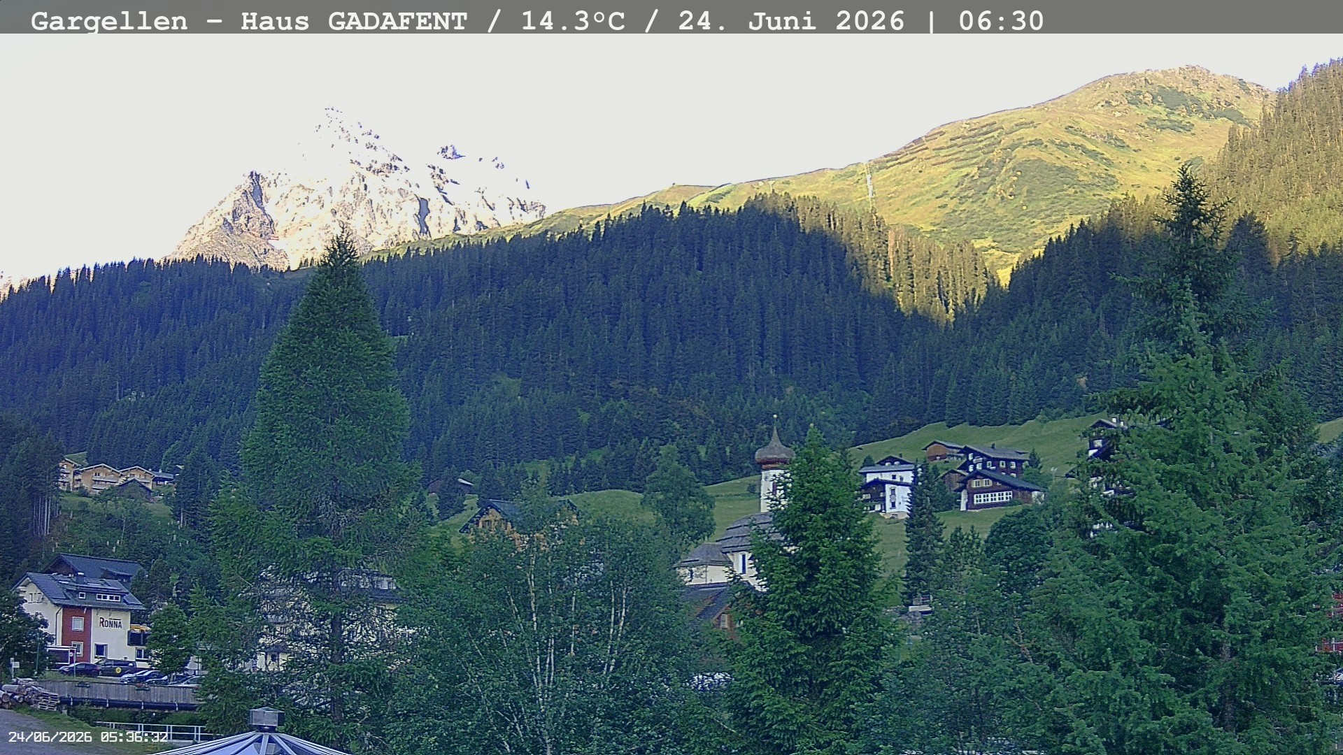 Archiv Foto Webcam Gargellen - Schafberg