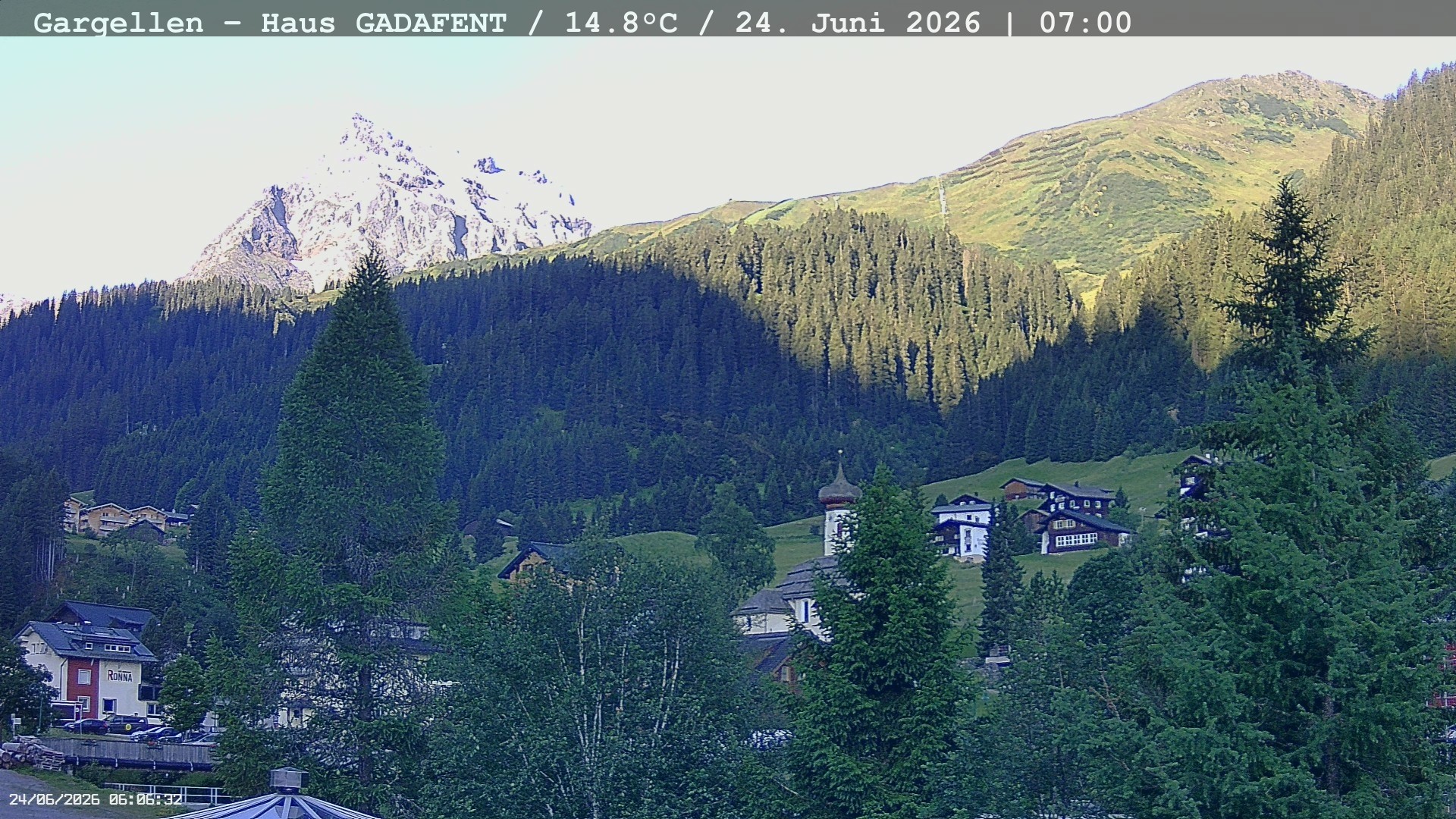 Archiv Foto Webcam Gargellen - Schafberg