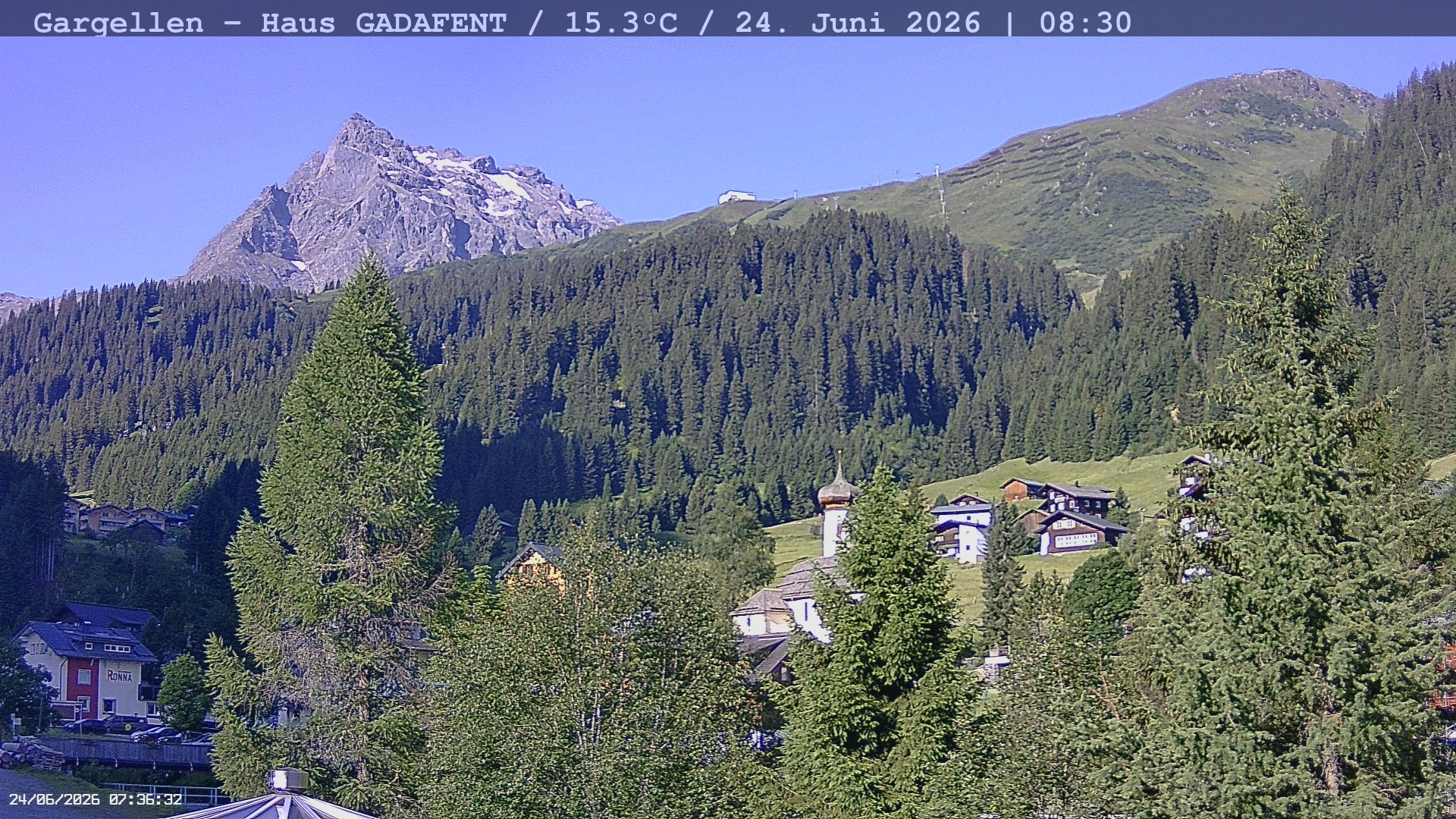 Archiv Foto Webcam Gargellen - Schafberg