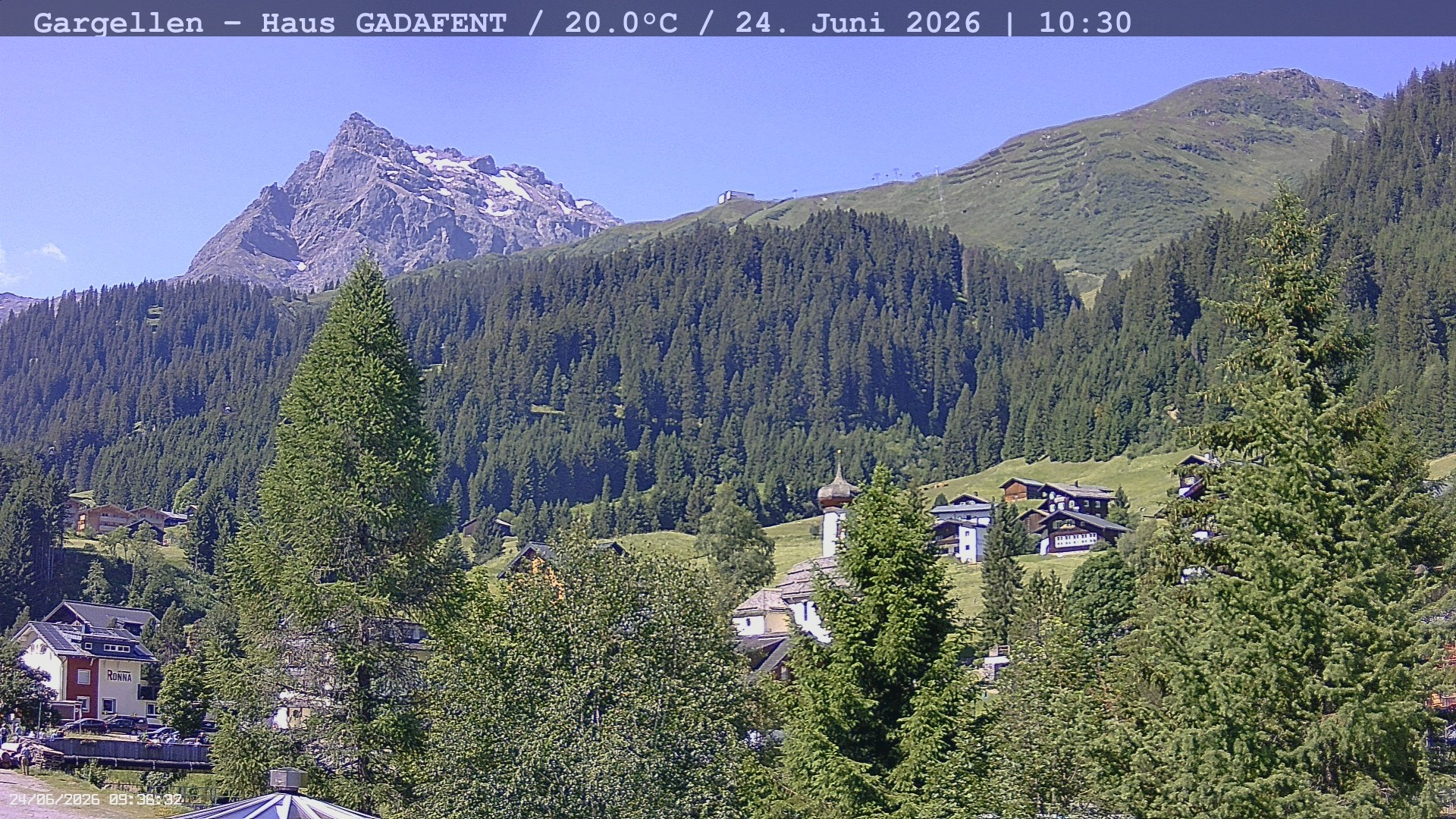 Archiv Foto Webcam Gargellen - Schafberg
