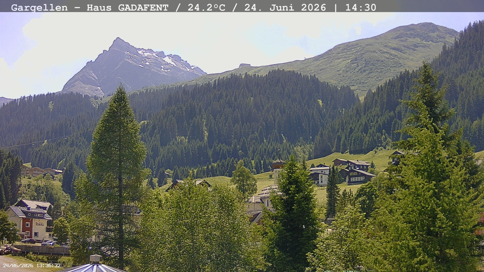 Archiv Foto Webcam Gargellen - Schafberg