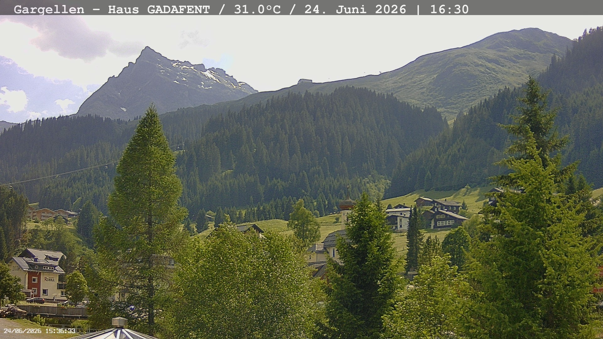 Archiv Foto Webcam Gargellen - Schafberg