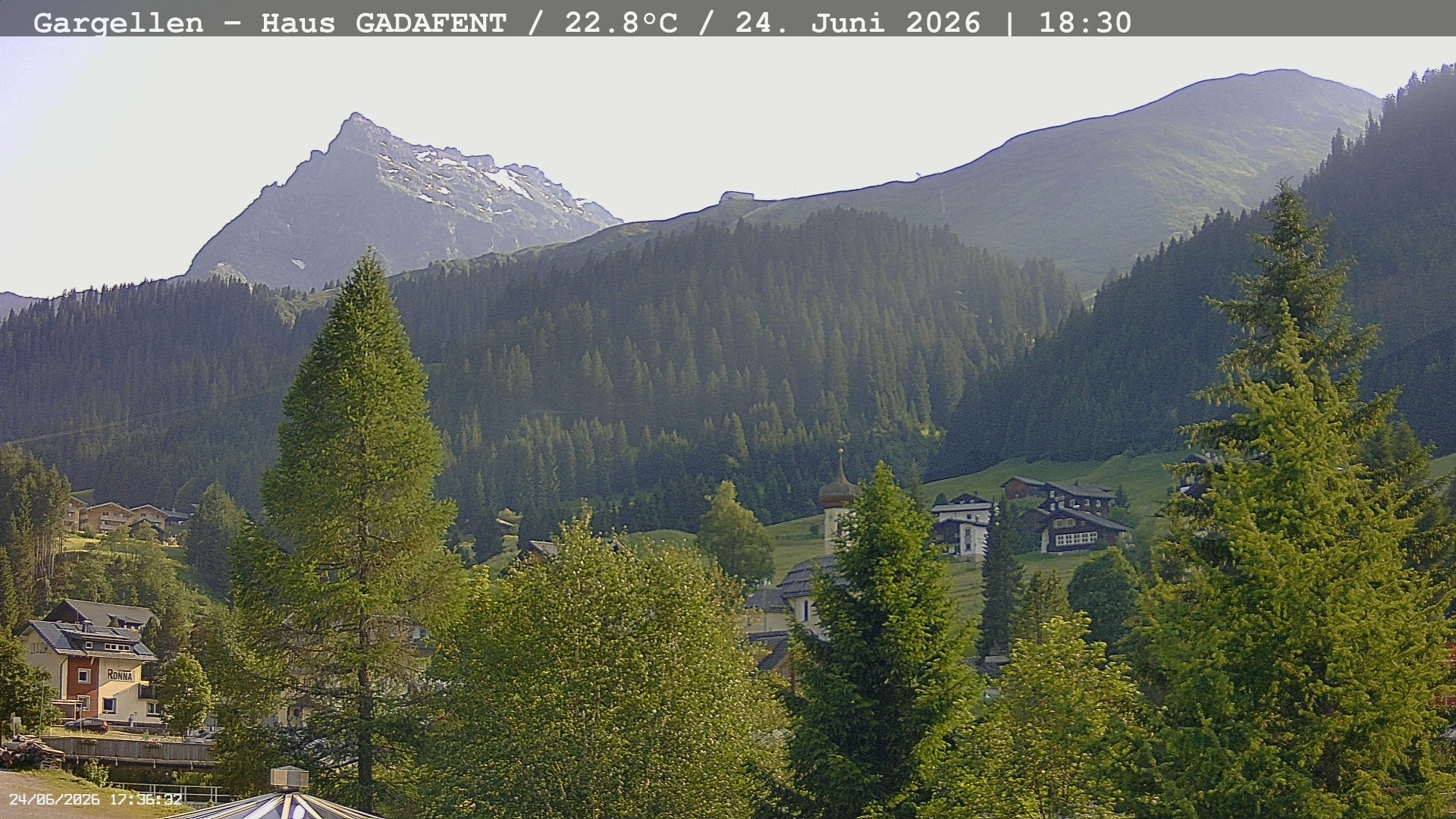 Archiv Foto Webcam Gargellen - Schafberg