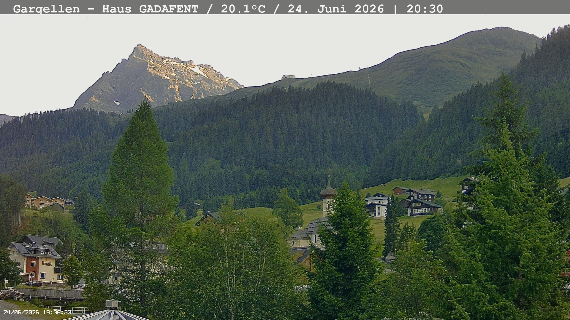 Archiv Foto Webcam Gargellen - Schafberg