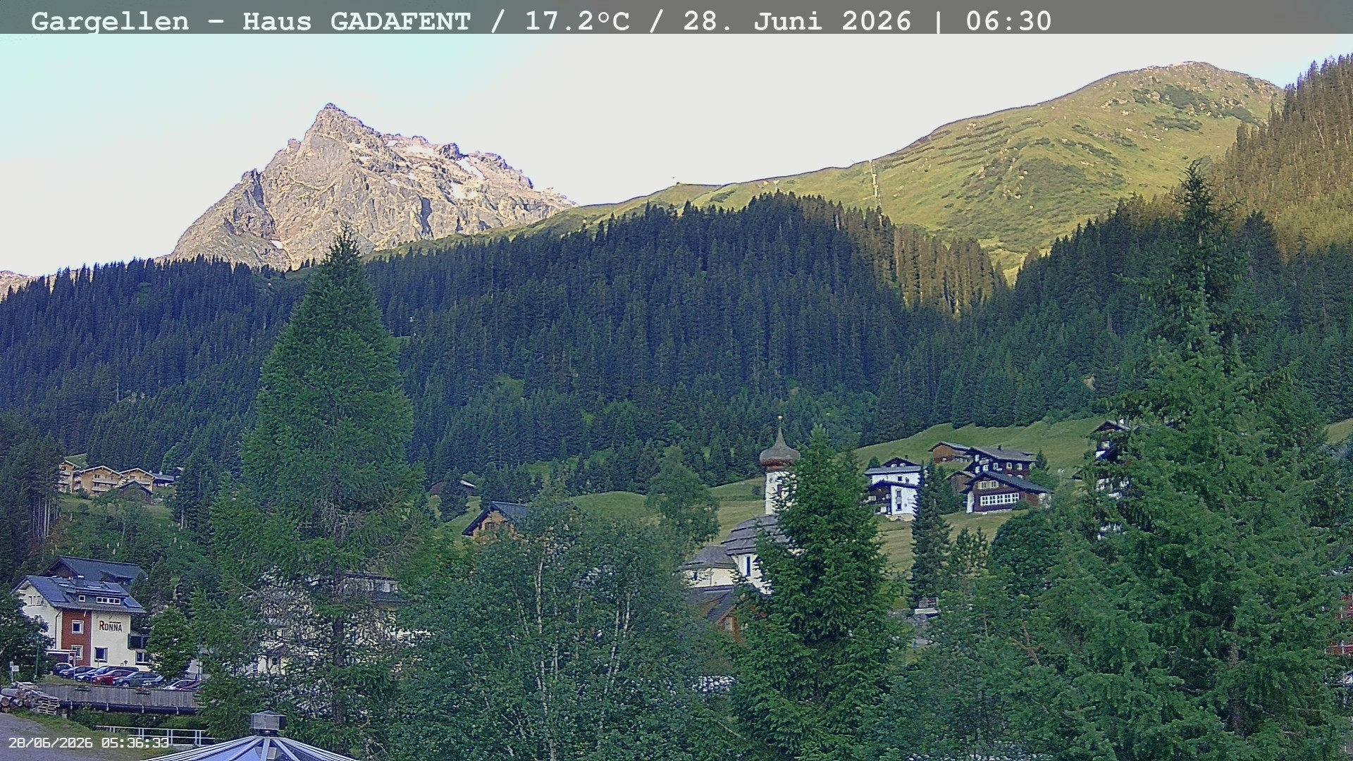 Archiv Foto Webcam Gargellen - Schafberg